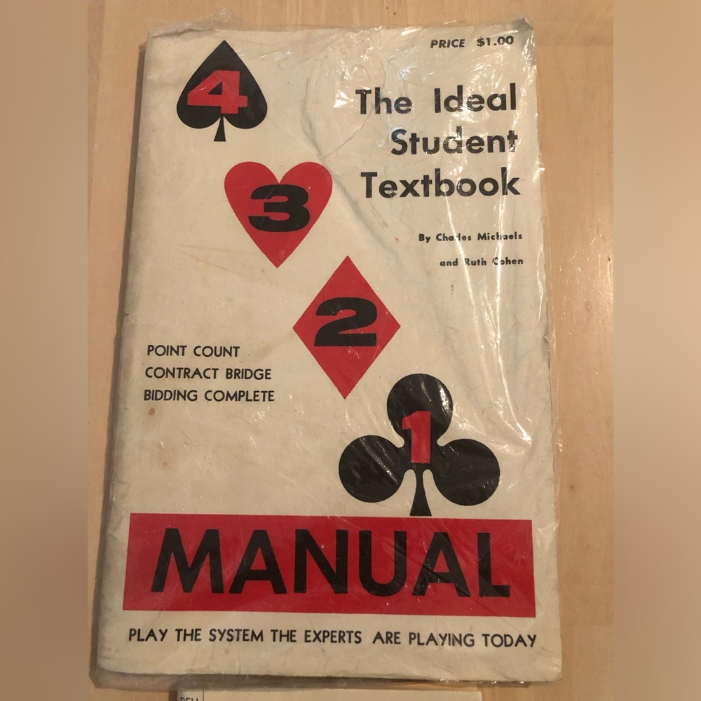 Vintage Retro Bridge Handbook and Manual